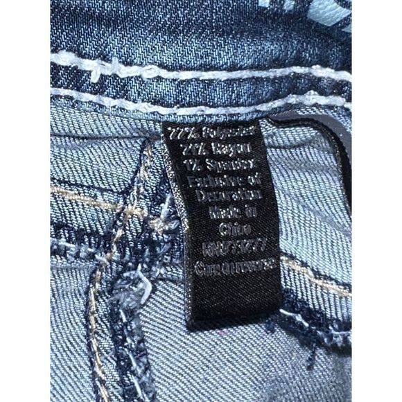 Bedazzled & Embroidered Apt 9 Bootcut Jeans Size 10 30x30 - Picture 4 of 6